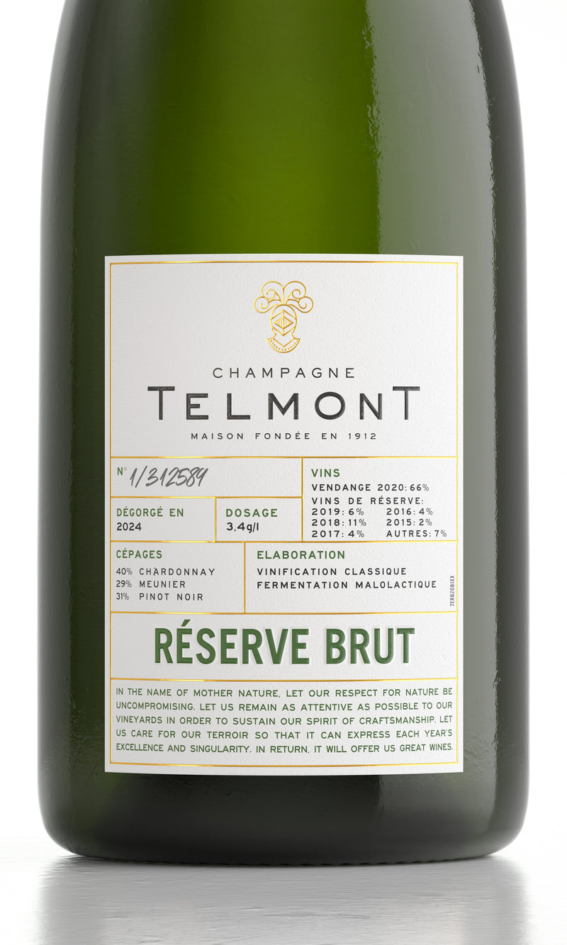 Telmont Réserve Brut Champagne 75cl